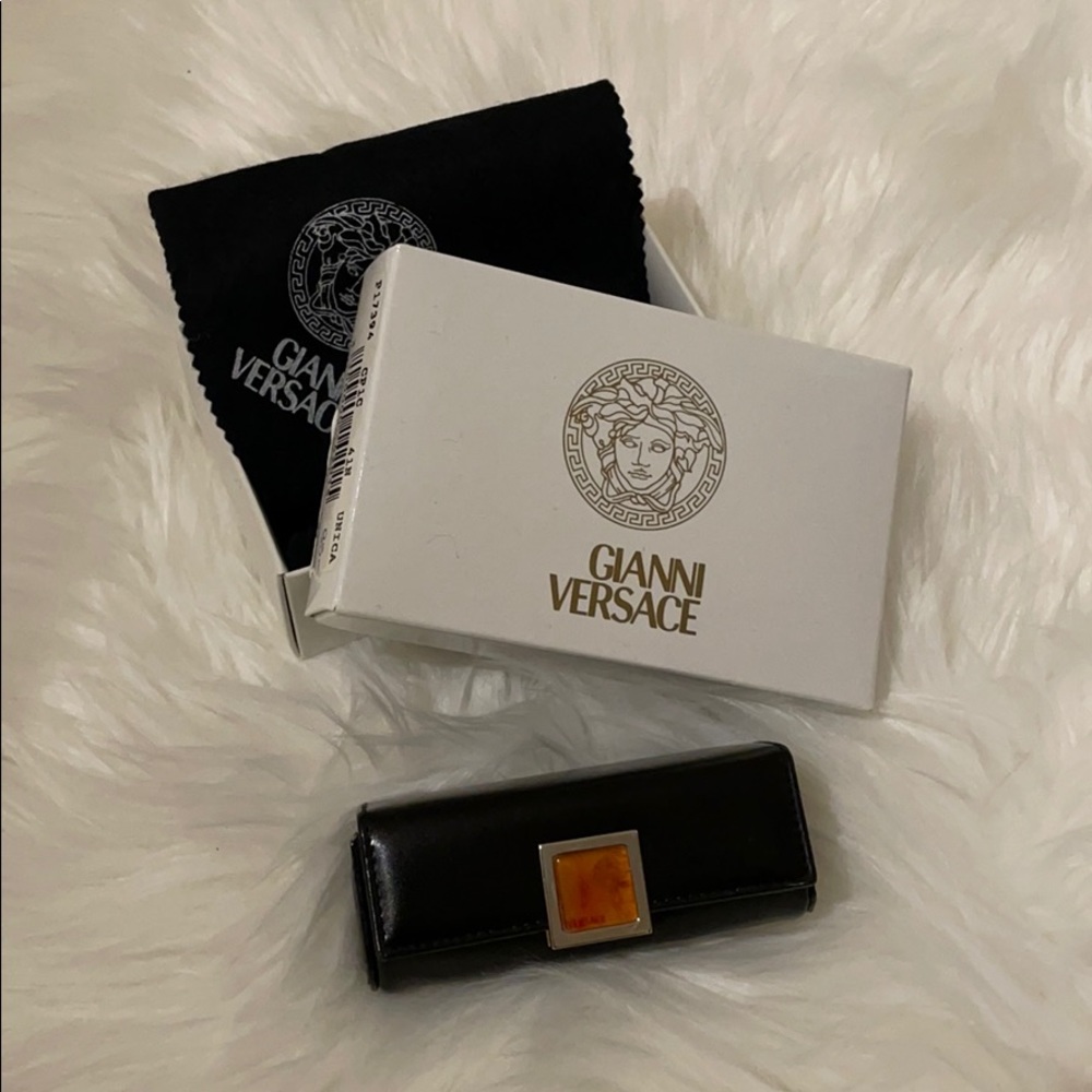 Versace Leather Lipstick Holder